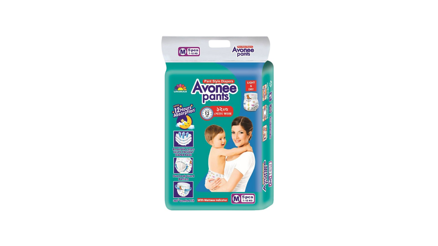 Avonee Pants M (7–12 kg) – 5 pcs
